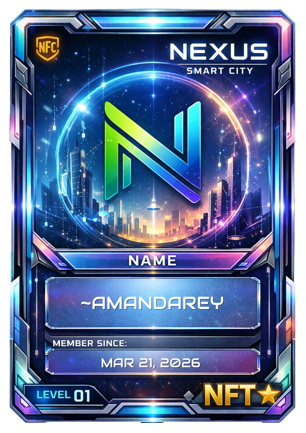Basic membership NFT template